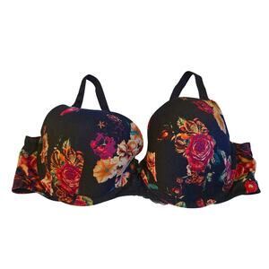 Torrid Curve underwire floral bra 40C